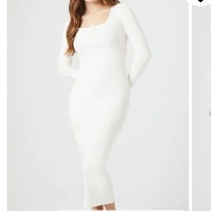Vanilla bodycon midi dress